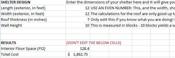 diy storm shelter design calculations